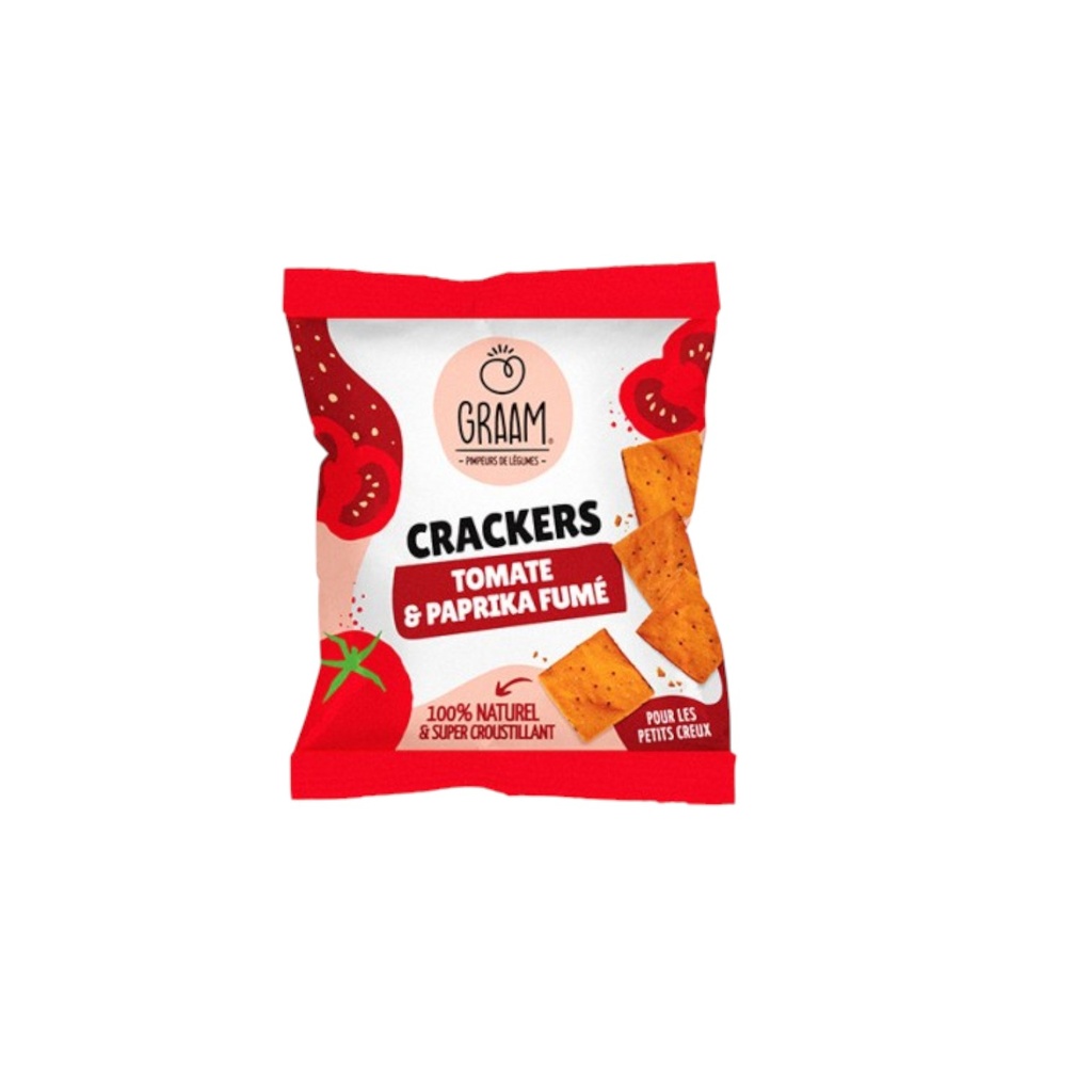 CRACKERS TOMATE PAPRIKA - 30 G - Par 10 - GRAAM