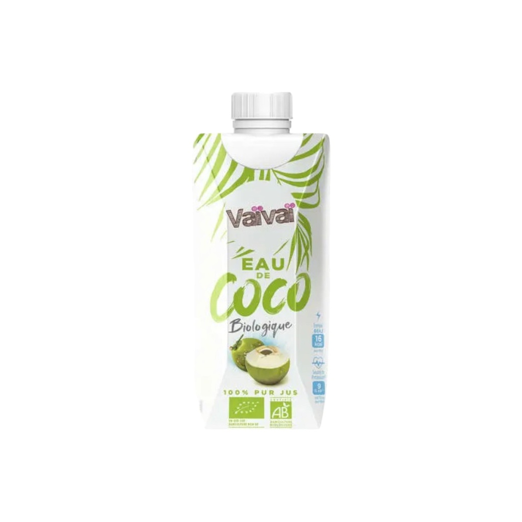 EAU DE COCO NATURE | BIO - 33 CL - Par 12 - VAIVAI