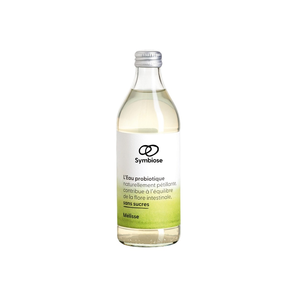 EAU PROBIOTIQUE MÉLISSE - BIO - 33 CL - PAR 12 - SYMBIOSE