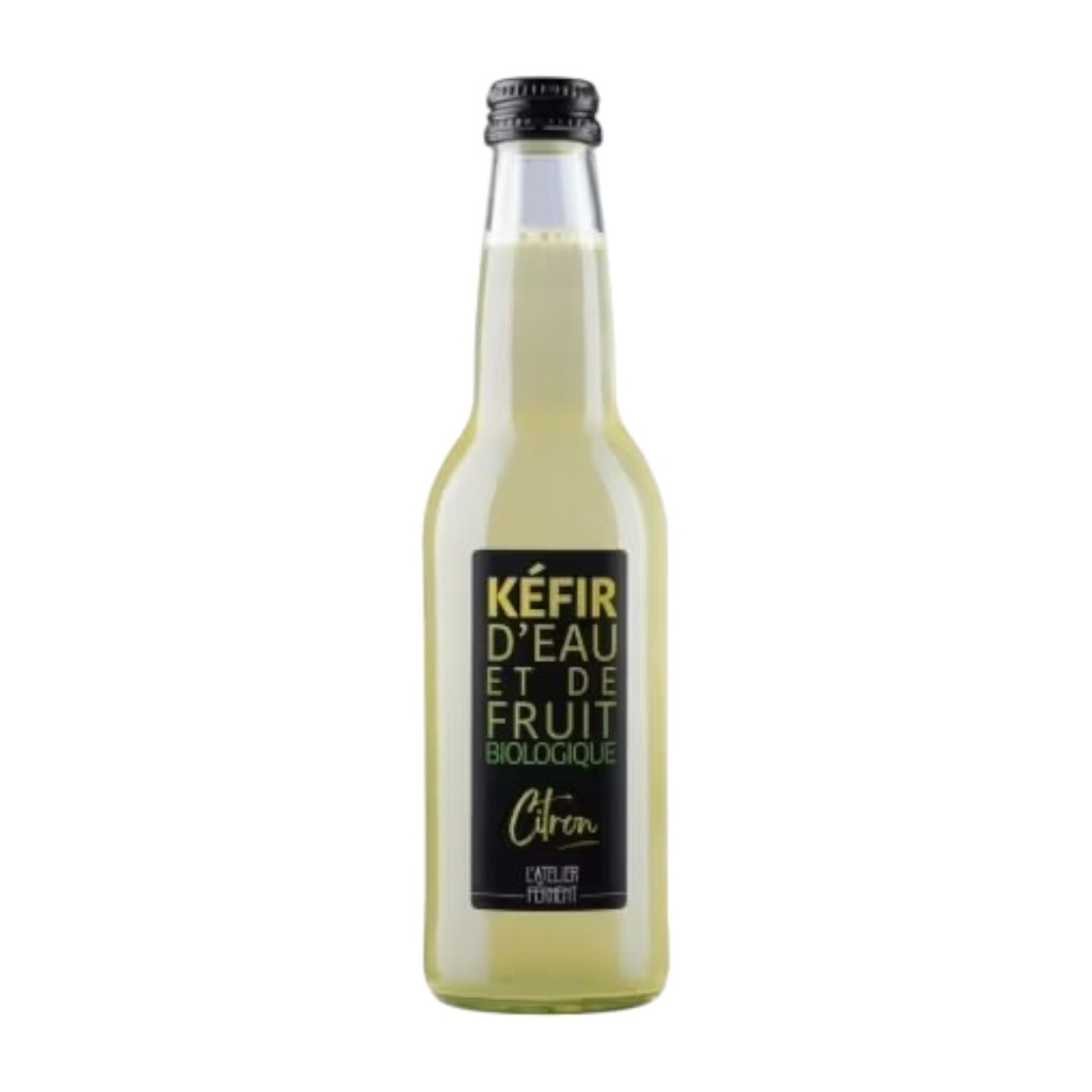 KÉFIR DE FRUIT, CITRON 33CL - L'ATELIER DU FERMENT - PAR 12