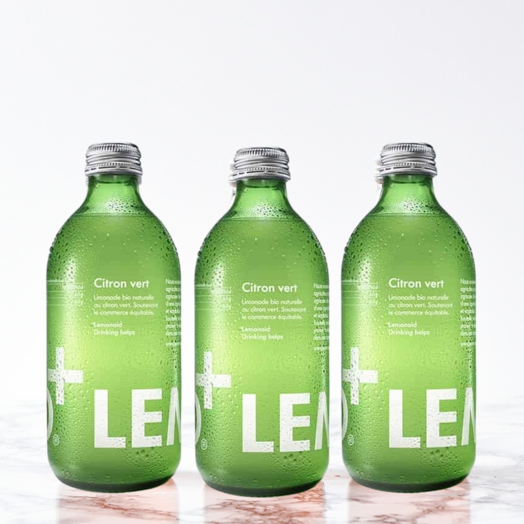 LIMONADE CITRON VERT | BIO - 33 CL - Par 12 - LEMONAID