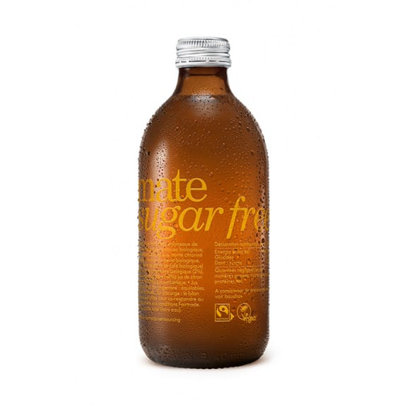 THÉ GLACÉ MATÉ GINGER SANS SUCRES | BIO - 33 CL - Par 12 - CHARITEA