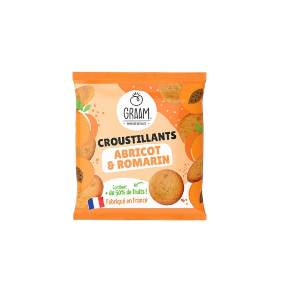 CROUSTILLANTS ABRICOT ROMARIN - 25 G - Par 10 - GRAAM