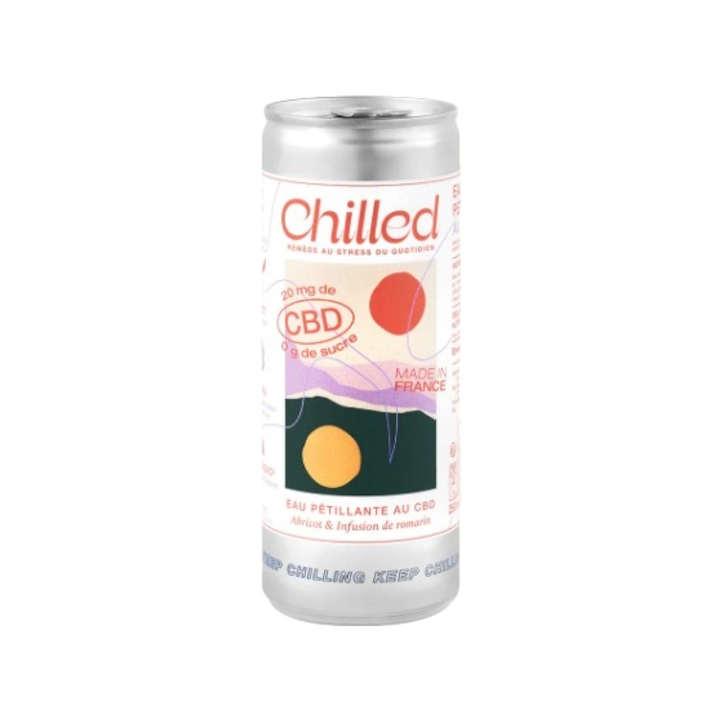 INFUSION CBD : ABRICOT & ROMARIN - 25 CL - CHILLED - PAR 24