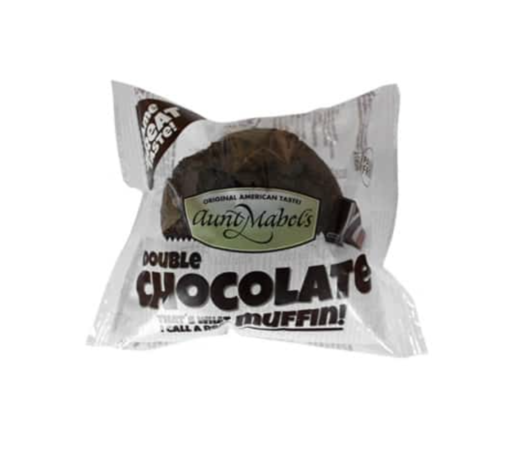 MUFFIN DOUBLE CHOCOLAT INDIVIDUEL - 100 G - Par 16 - AUNT MABEL'S