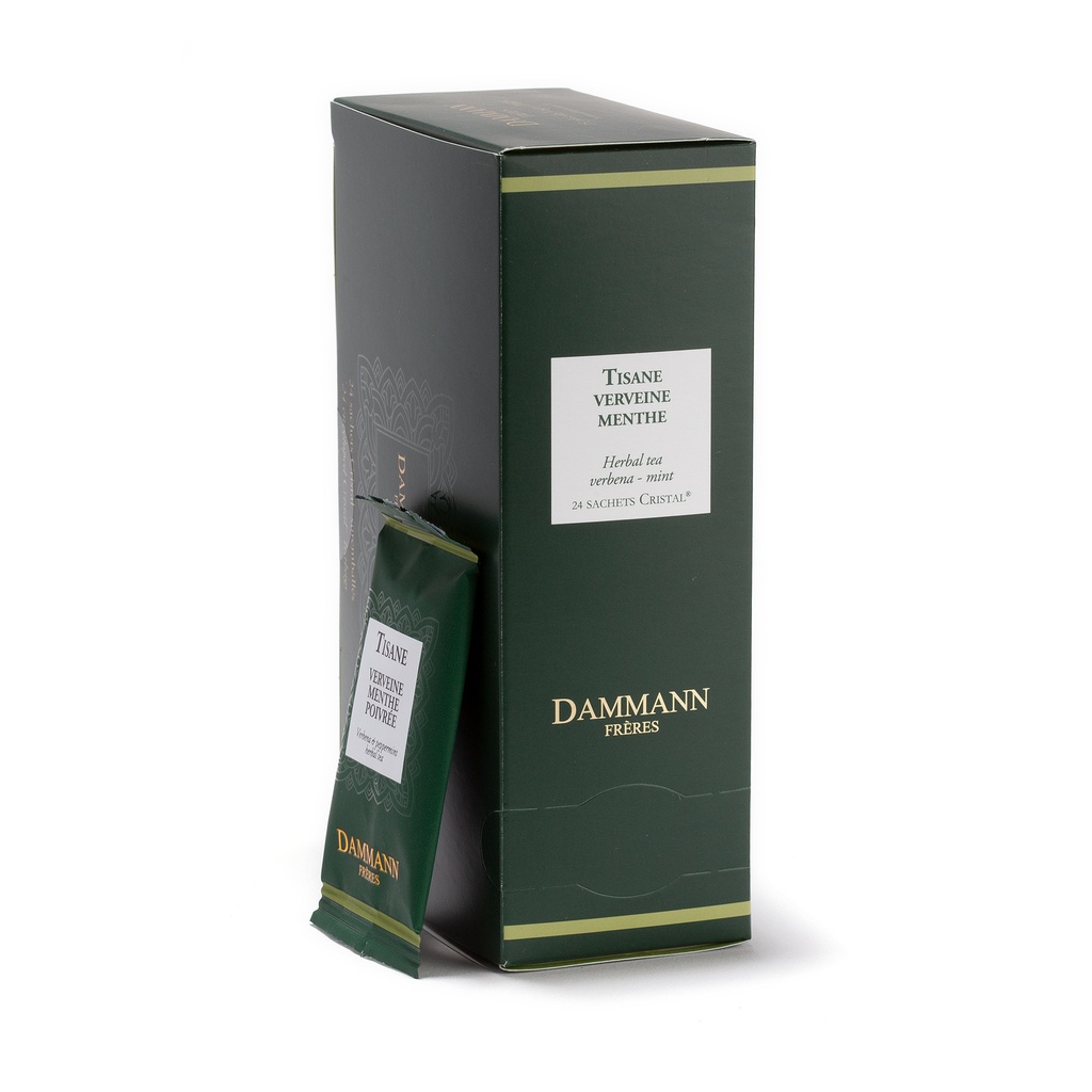 SACHET TISANE VERVEINE MENTHE POIVRÉE - Par 24 - DAMMANN