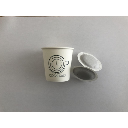 GOBELETS 4 OZ À PAROI SIMPLE - COMPOSTABLE - 50 PCS - GOOD DAILY