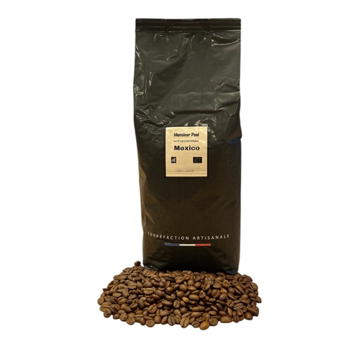 [10GOODBM] CAFÉ Grain MONSIEUR PAUL (MEXICO) - BIO - 1 KG - GOOD DAILY