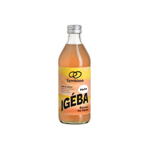 [BIF-1609] BOISSON AU YACON IGEBA PÊCHE - BIO - 33 CL - PAR 12 - SYMBIOSE