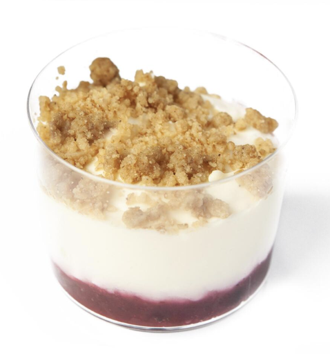 [PAT-CHE-067-1508] CHEESECAKE VERRINE FRUITS ROUGES 180ML - Par 6