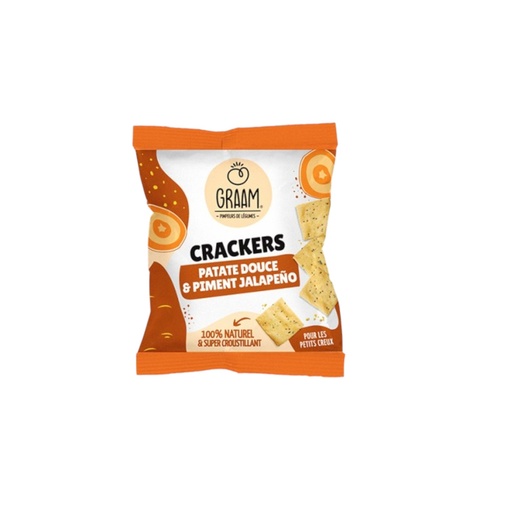 [SNA-CRA-041-1361] CRACKERS PATATE DOUCE PIMENT - 30 G - Par 10 - GRAAM
