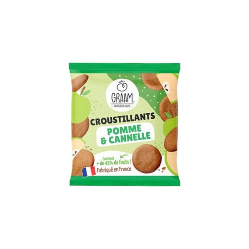 [SNE-CRO-041-1365] CROUSTILLANTS POMME CANNELLE - 25 G - Par 10 - GRAAM