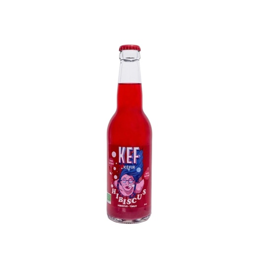 [BIF-1531] KEFIR HIBISCUS 33CL - FRENCHKEF - PAR 12