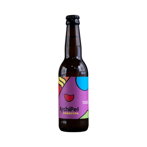 [BIF-1575] KOMBUCHA FEUILLES DE CASSIS - BIO - 33 CL - PAR 12 - ARCHIPEL