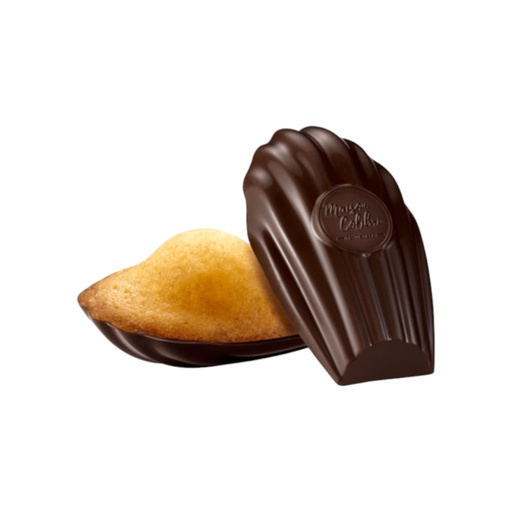 [SNE-MAD-156-1282] MADELEINE NATURE COQUE CHOCOLAT NOIR - 30 PCS - MAISON COLIBRI