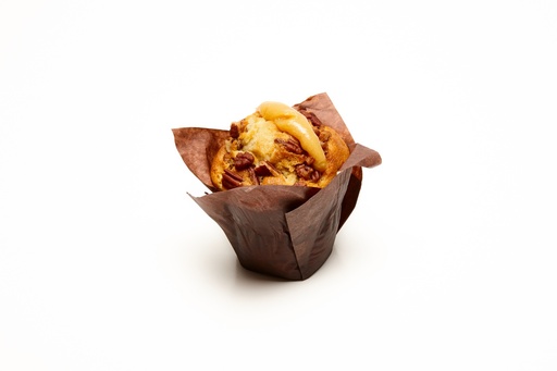 [PAT-MUF-038-0231] MUFFIN ARTISANAL CARAMEL NOIX DE PECAN - 140 G - Par 5