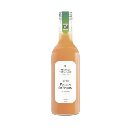 [BIF-1589] PUR JUS POMME DE FRANCE - BIO - 25 CL - PAR 12 - MAISON VITAMONT