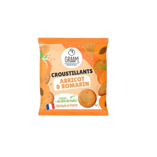 [SNE-CRO-041-1363] CROUSTILLANTS ABRICOT ROMARIN - 25 G - Par 10 - GRAAM
