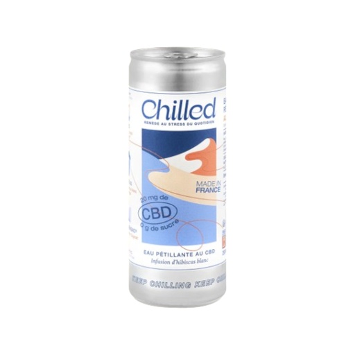 [BIF-1541] INFUSION CBD : HIBISCUS BLANC - 25 CL - CHILLED - PAR 24