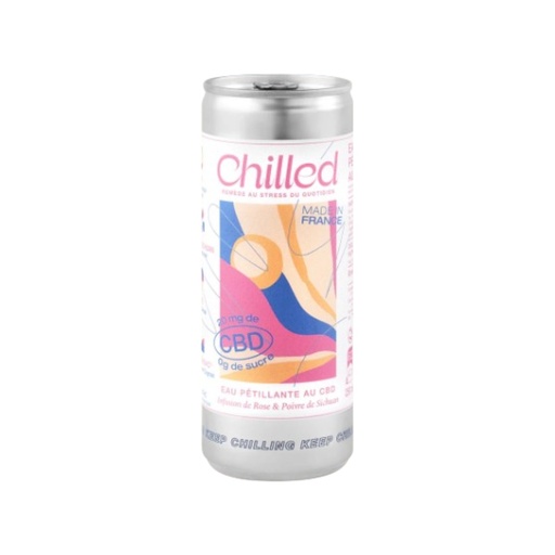 [BIF-1578] INFUSION CBD : ROSE & POIVRE DE SICHUAN - 25 CL - CHILLED - PAR 24