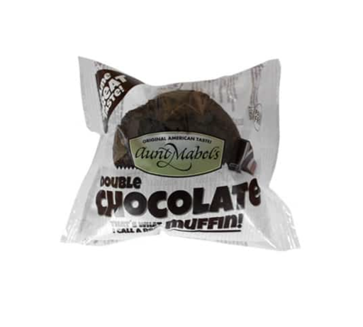 [SNE-MUF-041-1373] MUFFIN DOUBLE CHOCOLAT INDIVIDUEL - 100 G - Par 16 - AUNT MABEL'S