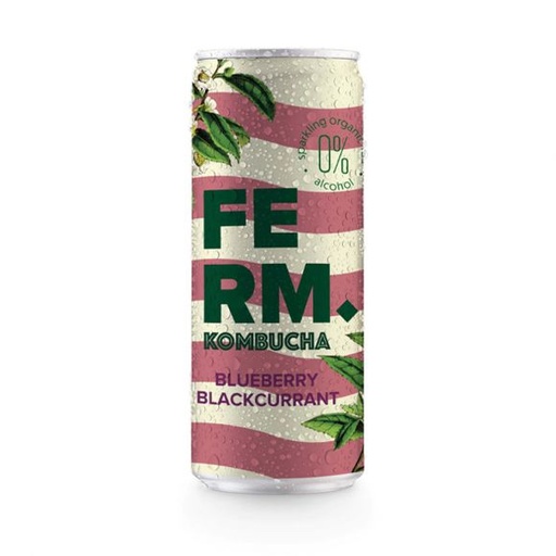 KOMBUCHA MYRTILLE CASSIS - BIO - 25 CL - PAR 24 - FERM