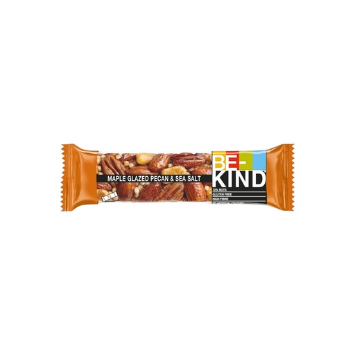 BARRES DE CÉRÉALES CHOCOLAT NOIR SIROP ERABLE PECAN ET SEL DE MER  - 40 G - PAR 24 - BE KIND