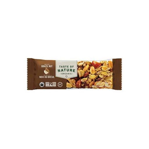 BARRE DE CEREALES BRAZIL NUT - BIO - 40 G - PAR 16 - TASTE OF NATURE
