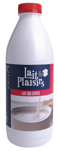 [LAI-1775] LAIT ENTIER - 1 L - Par 6 - LAIT PLAISIRS