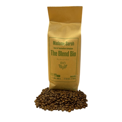 [11GOODMB] CAFÉ Grain BLEND MADAME SARAH - BIO - 1 KG - GOOD DAILY