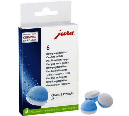 [24225] PASTILLES NETTOYAGE 3 EN 1 - 6 PCS - JURA